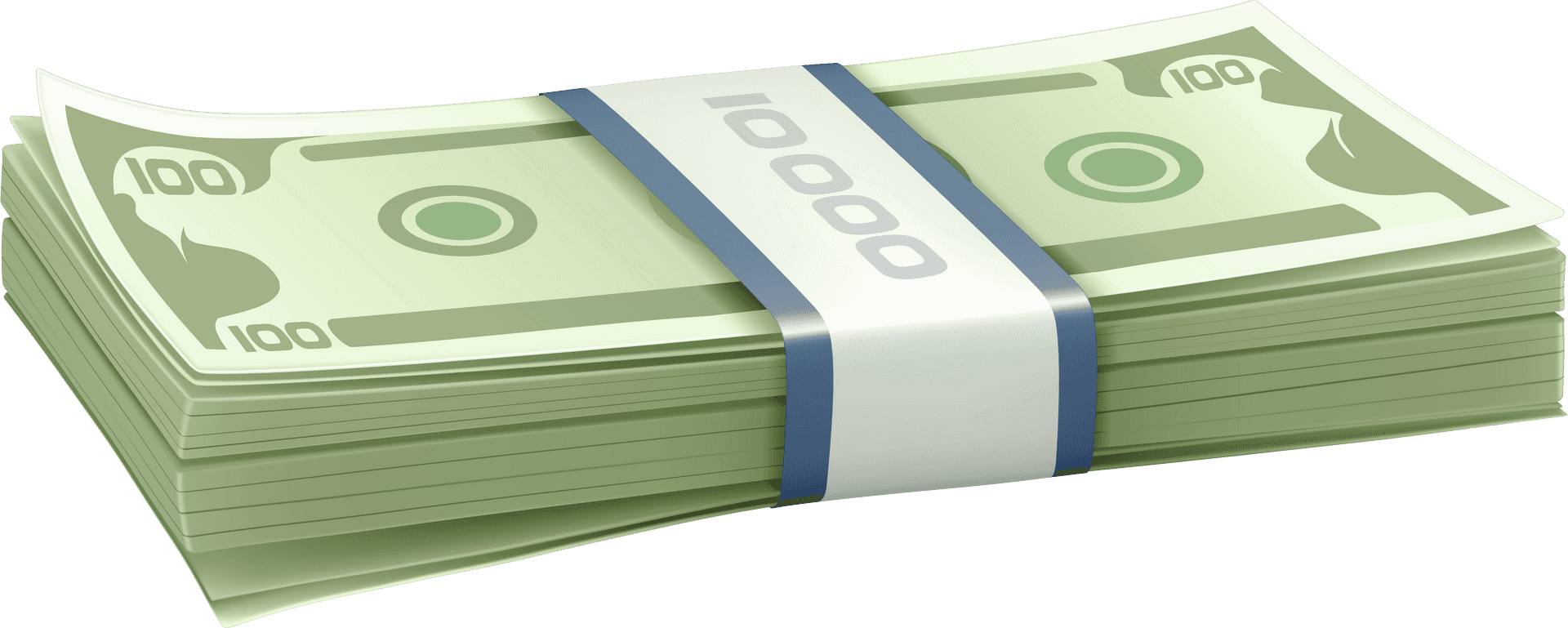 Stackof Cash Vector Illustration PNG Image