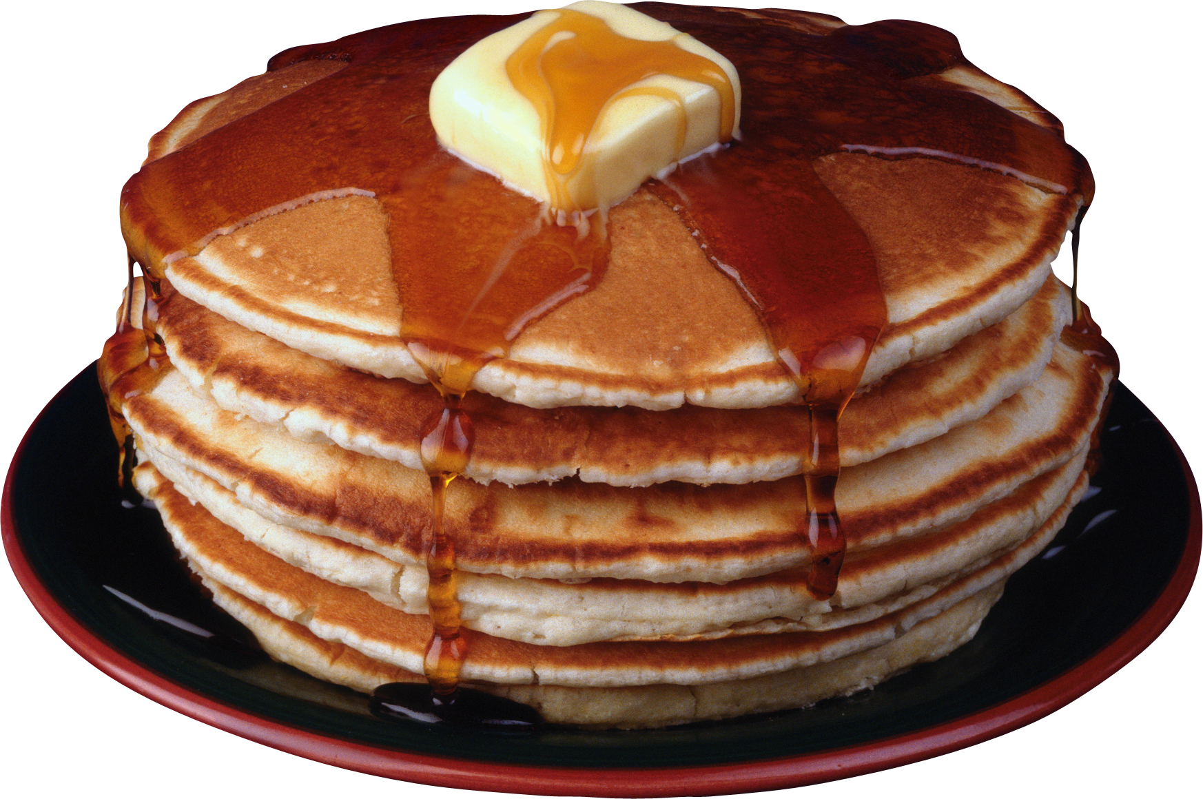 Stackof Pancakeswith Syrupand Butter.png PNG Image