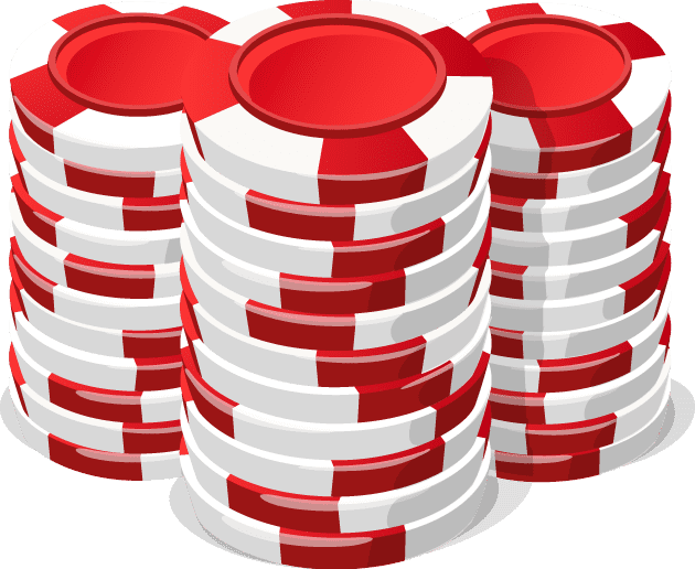 Stackof Redand White Poker Chips PNG Image