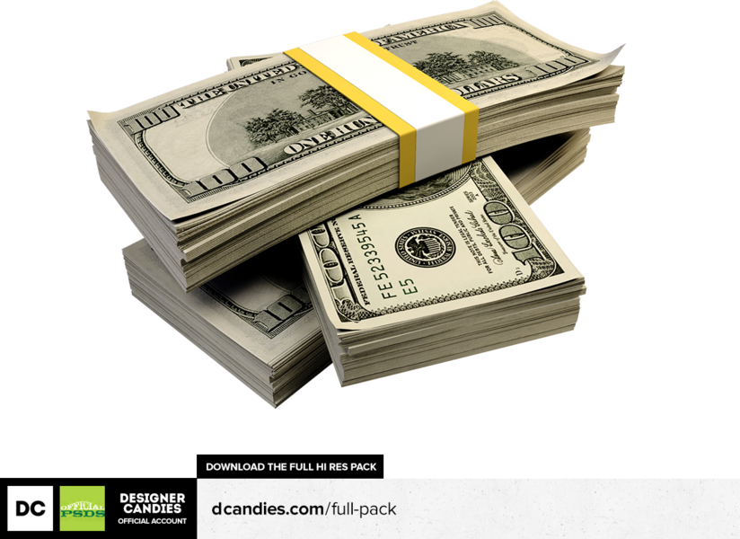 Stackof100 Dollar Bills PNG Image