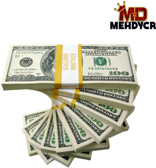 Stackof100 Dollar Bills PNG Image