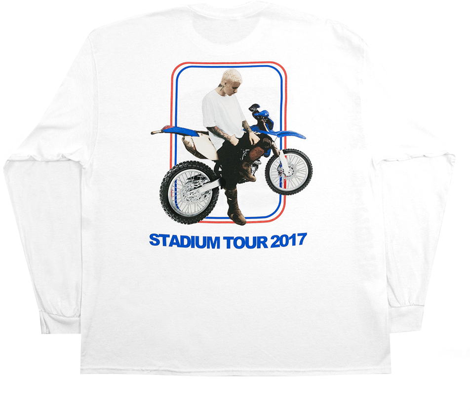 Stadium Tour2017 Motorcycle Long Sleeve Shirt PNG Image