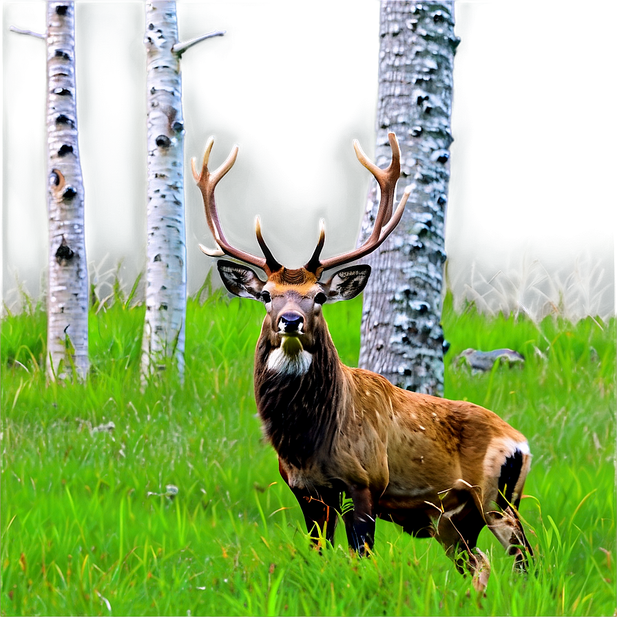 Stag Among Trees Png Iwe PNG Image