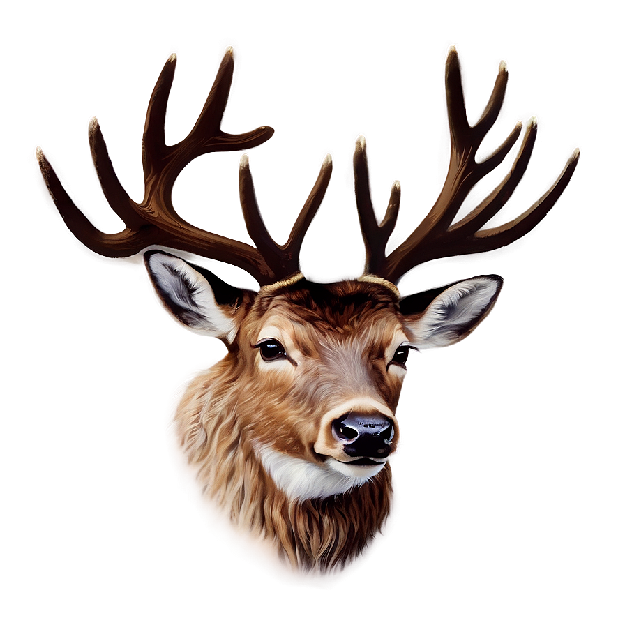 Stag Deer Illustration Png Fso36 PNG Image