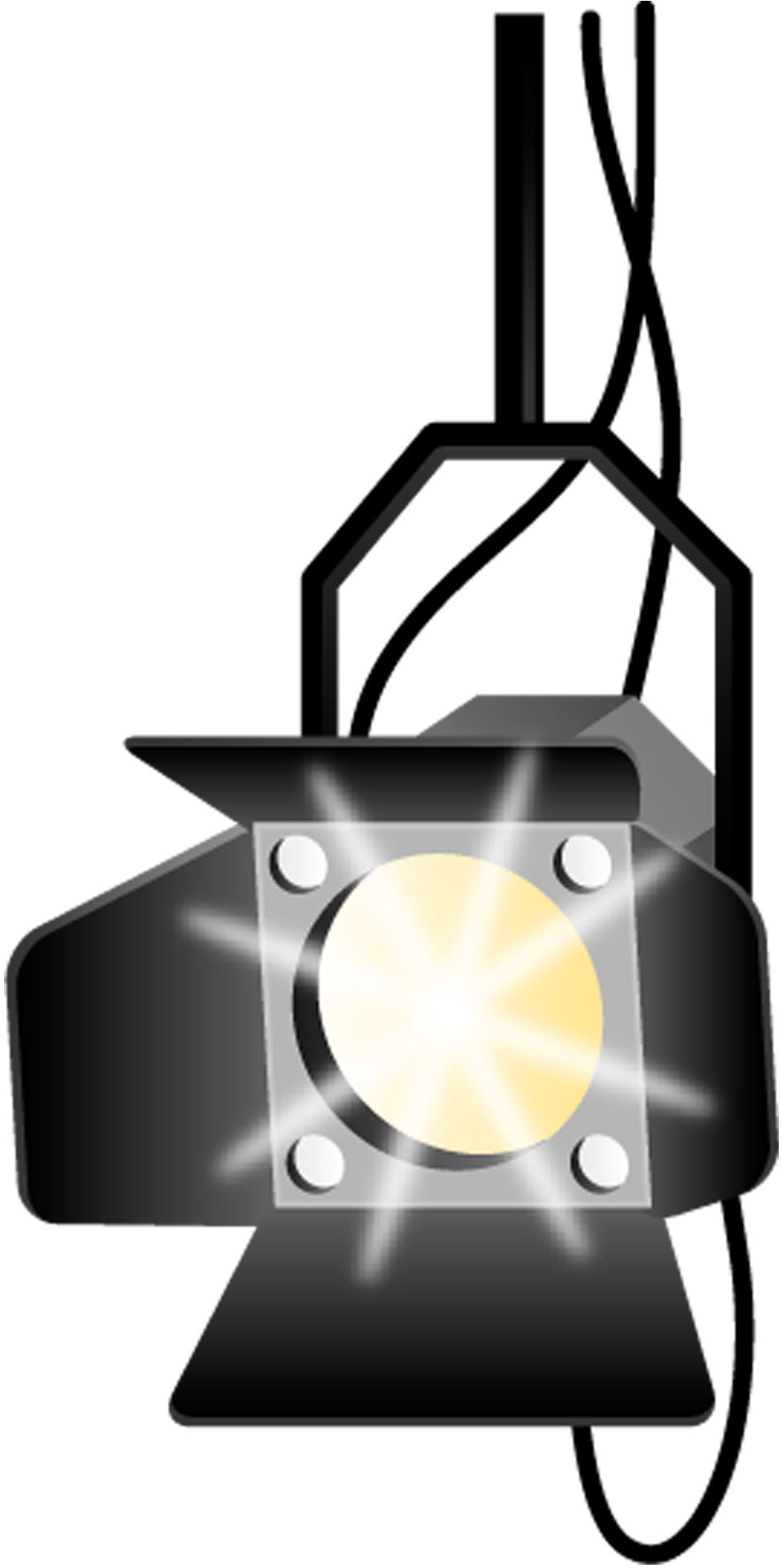 Stage Lighting Equipment Vector PNG Image