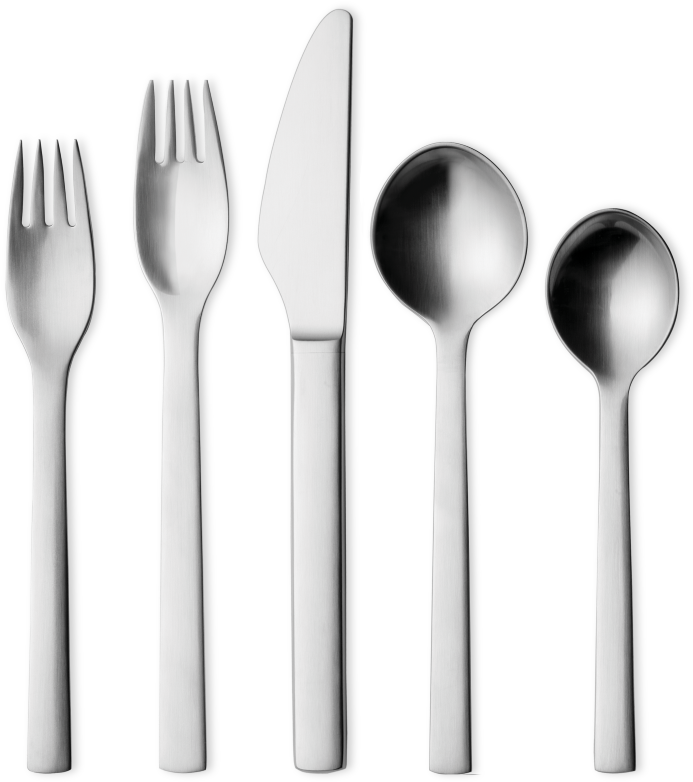 Stainless Steel Cutlery Set PNG Image