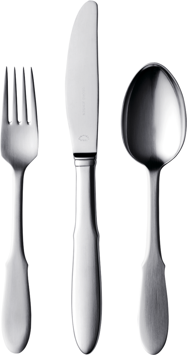 Stainless Steel Cutlery Set PNG Image