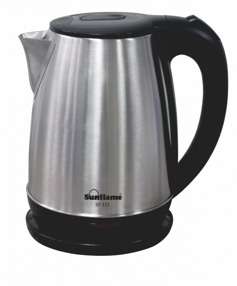 Stainless Steel Electric Kettle Sunflame PNG Image