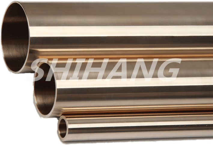 Stainless Steel Pipes Stacked PNG Image