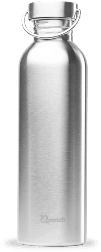 Stainless Steel Water Bottle PNG Image