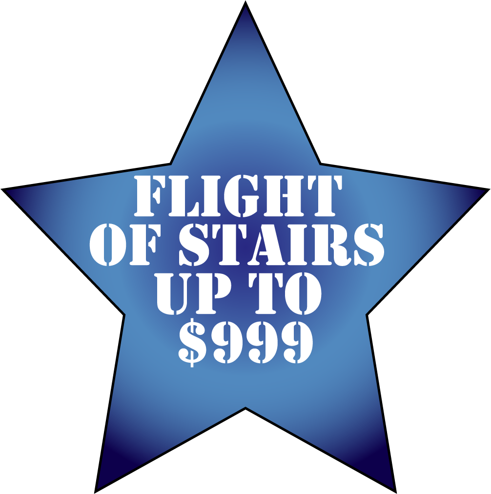 Stair Pricing Star Promotion PNG Image