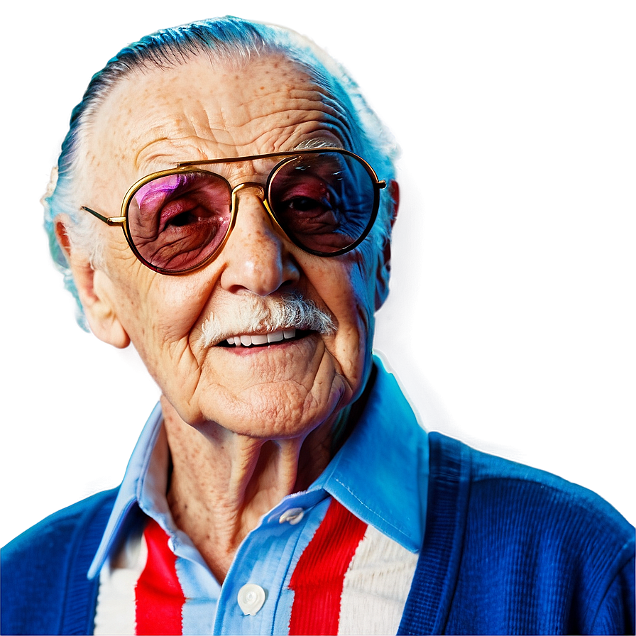 Stan Lee Behind The Scenes Png Vol46 PNG Image