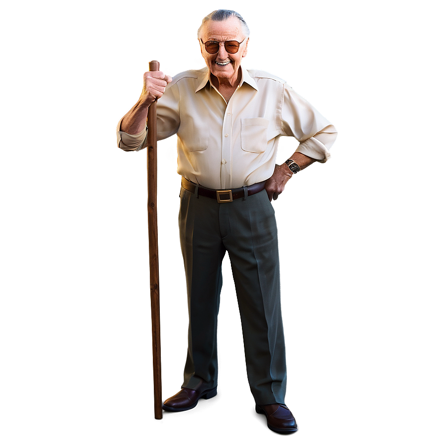 Stan Lee In Action Comics Png 06242024 PNG Image