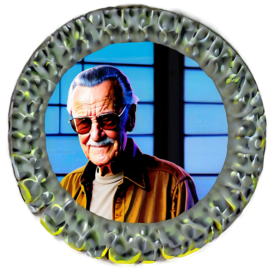 Stan Lee Superhero Creator Png Dsd PNG Image