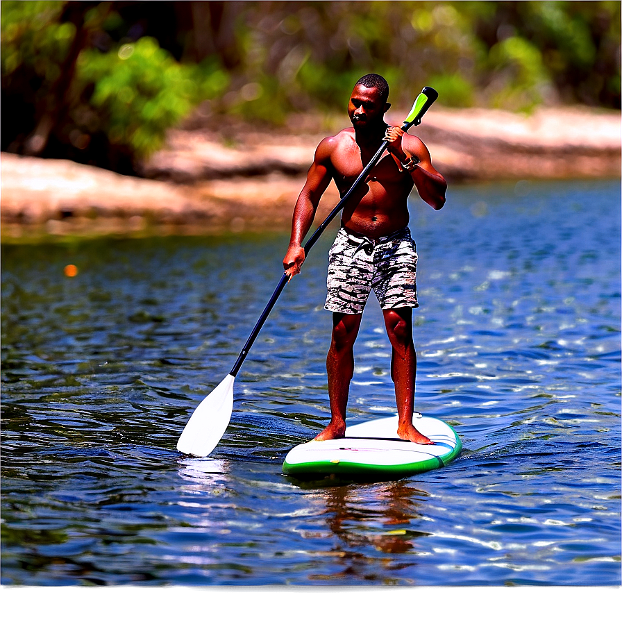 Stand Up Paddleboarding Png 6 PNG Image