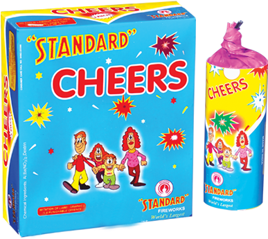 Standard Cheers Fireworks Packaging PNG Image