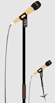 Standingand Desktop Microphones PNG Image