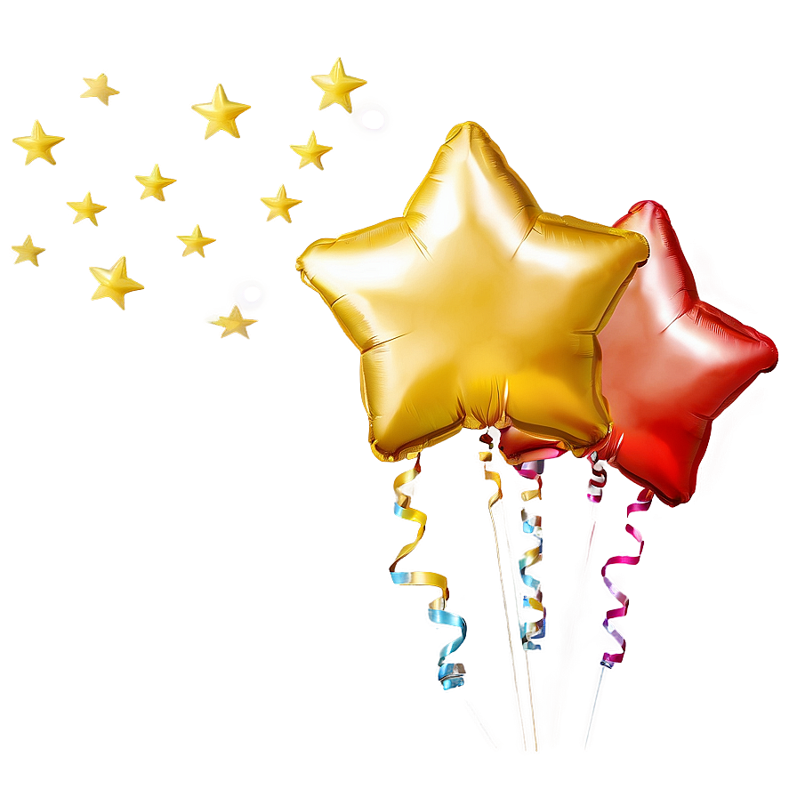 Star Balloons Png Bap PNG Image