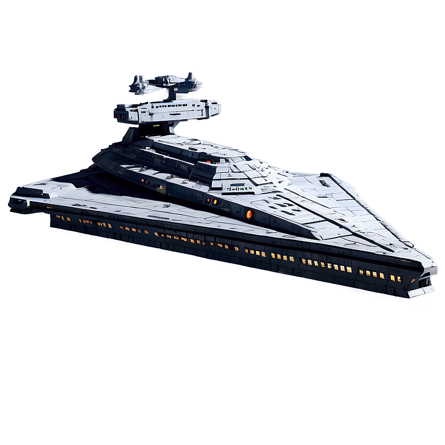 Star Destroyer With Fighters Png Shq PNG Image