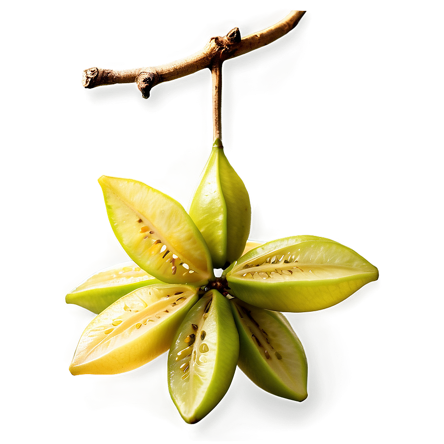 Star Fruit Cluster Png Rdq40 PNG Image