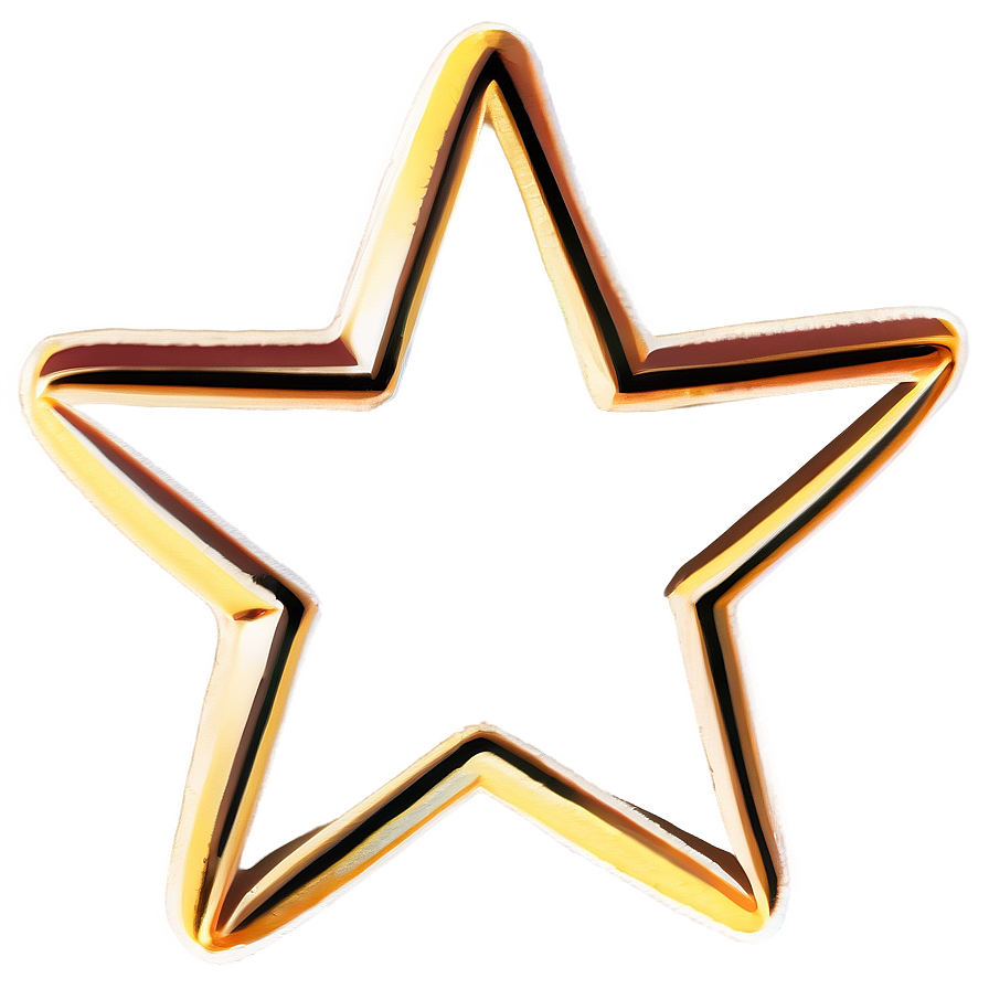 Star Outline Drawing Png Ord PNG Image