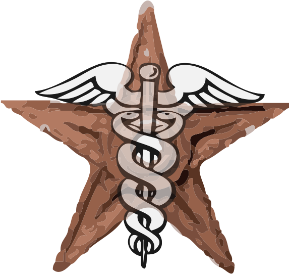 Star Shaped Medical Symbol Illustration PNG Image