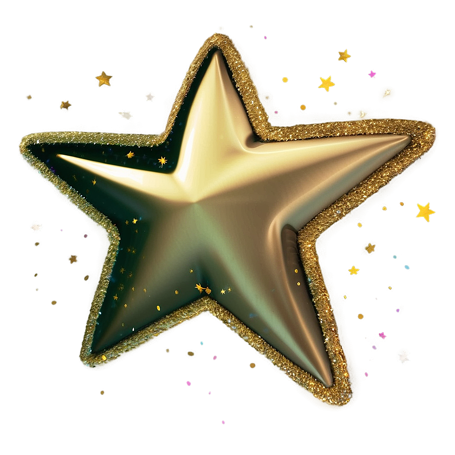 Star Sparkle Glitter Png Hmg PNG Image