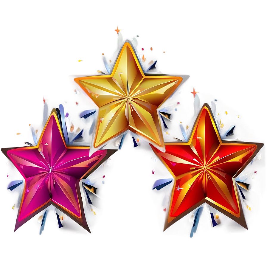 Star Vector Decoration Png Bqh PNG Image