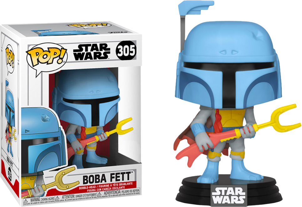 Star Wars Boba Fett Funko Pop PNG Image