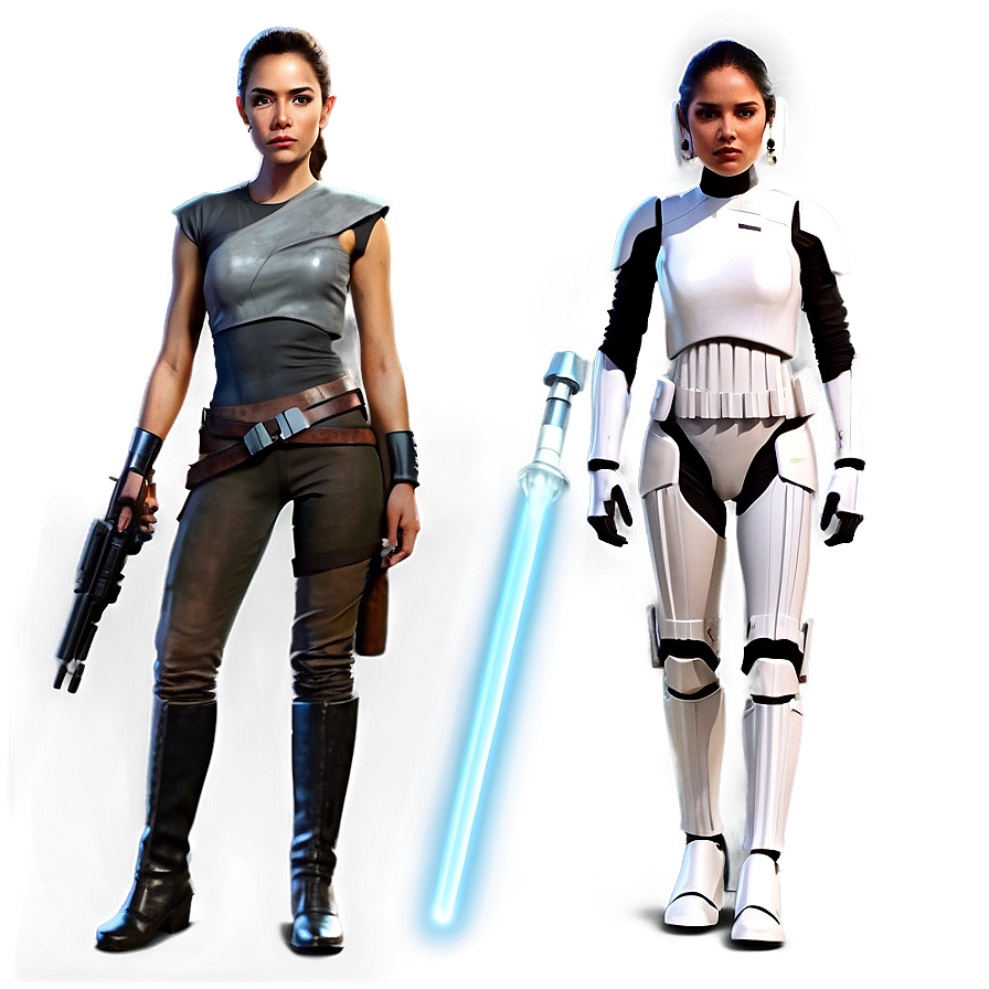 Star Wars Female Characters Png Yrv PNG Image