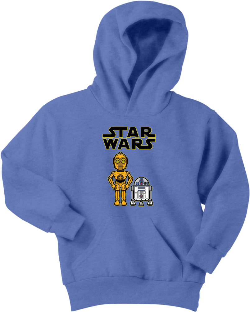 Star Wars Hoodiewith Droids PNG Image