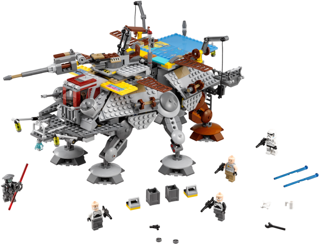 Star Wars Lego Battle Scene PNG Image