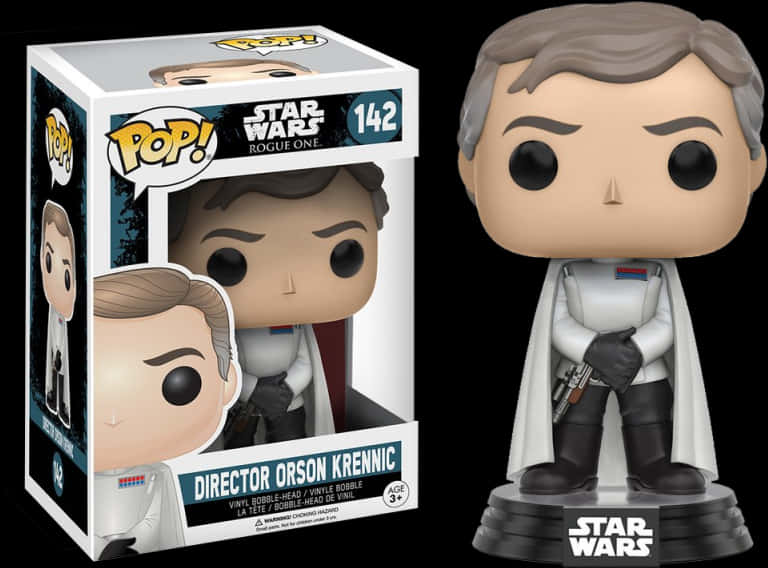 Star Wars Rogue One Director Krennic Funko Pop PNG Image