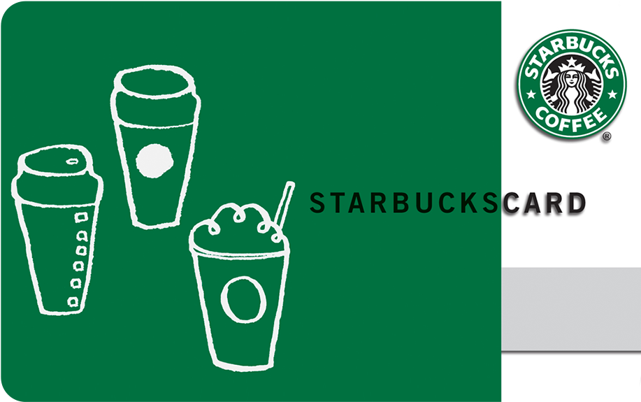 Starbucks Gift Card Design PNG Image