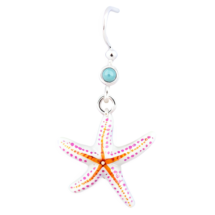 Starfish Charm Earring Png 43 PNG Image