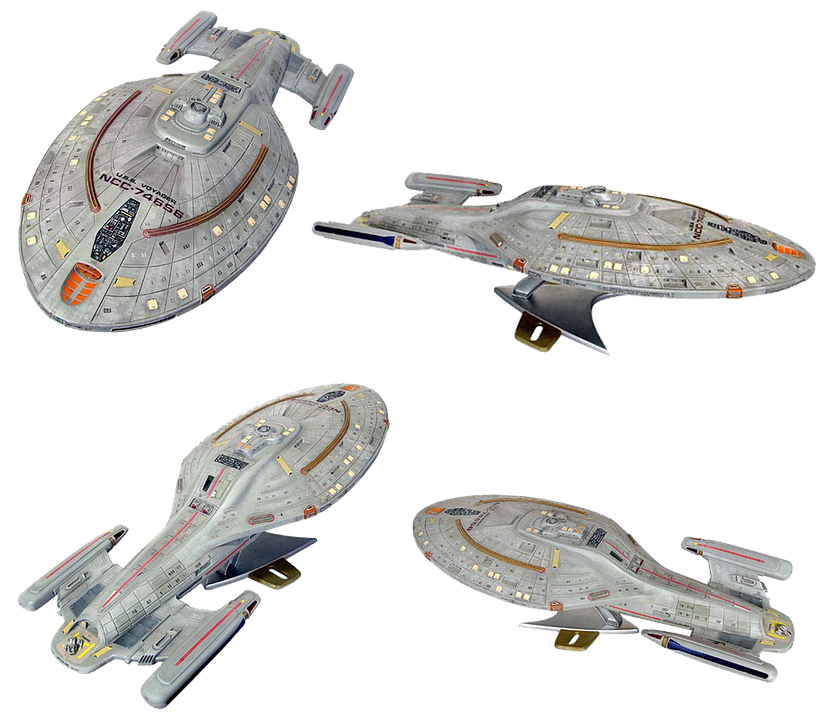 Starfleet_ Vessels_ Collage PNG Image