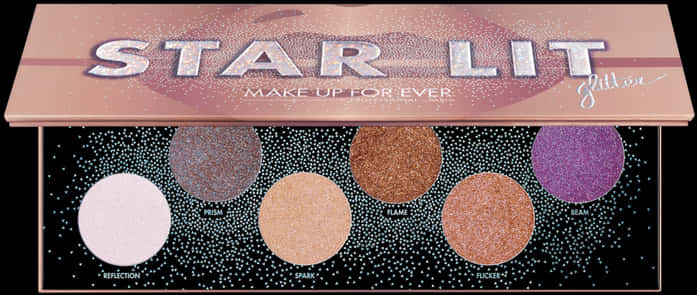 Starlit Makeup Palette Glitter Edition PNG Image