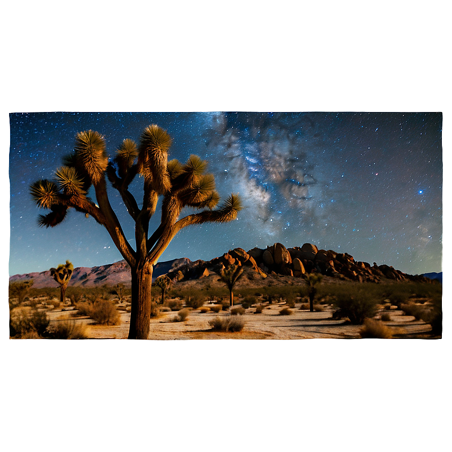 Starry Night Joshua Tree Png Xsw PNG Image