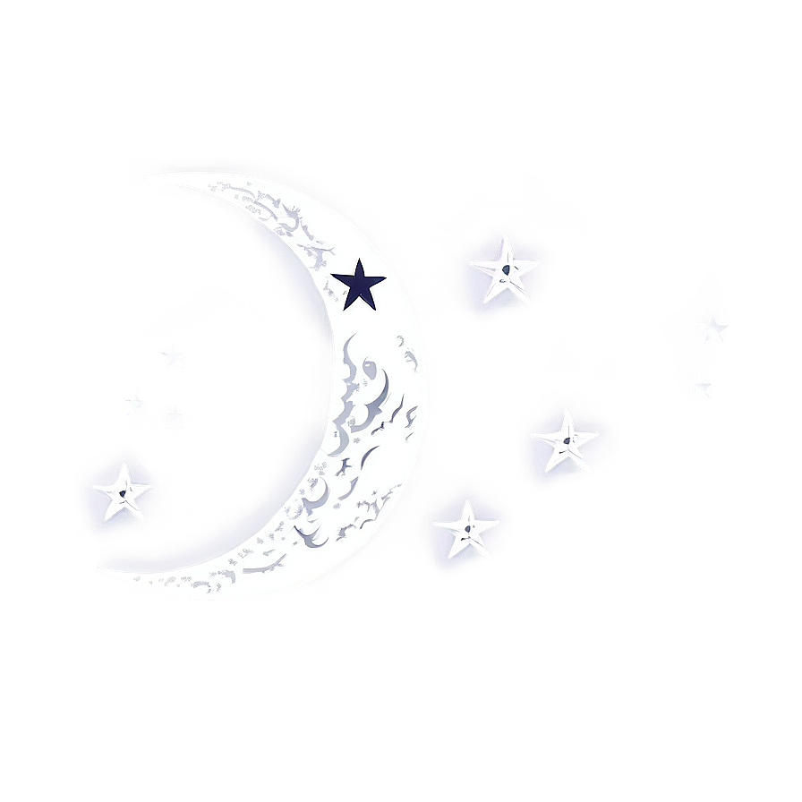 Stars And Moon Transparent Png Vpo95 PNG Image