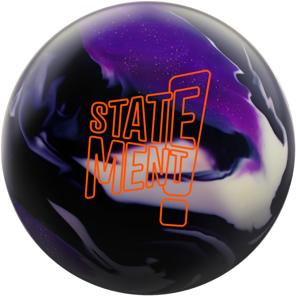 Statement Bowling Ball Design PNG Image