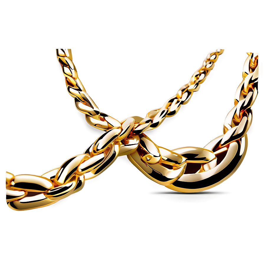 Statement Gold Chain Png 05042024 PNG Image