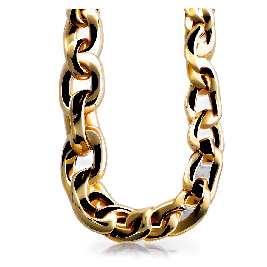 Statement Gold Chain Png Pdh1 PNG Image