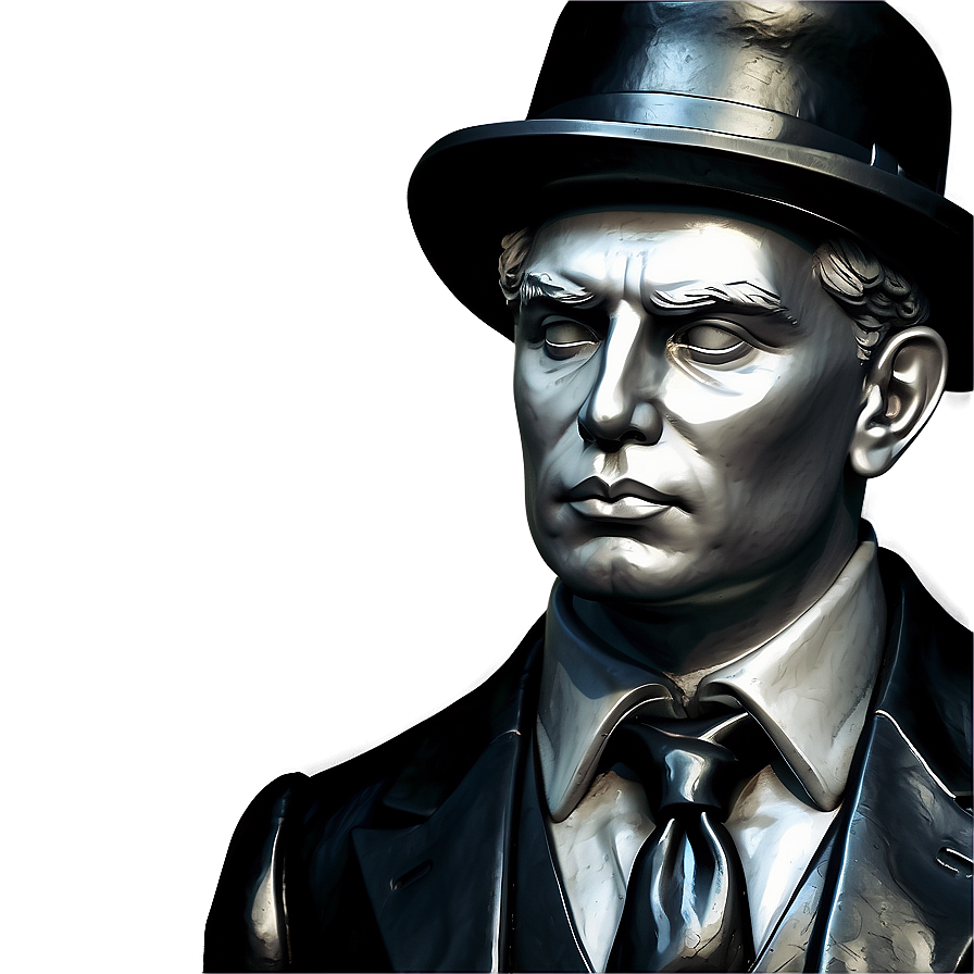 Statue Of Thinking Gentleman Png 15 PNG Image