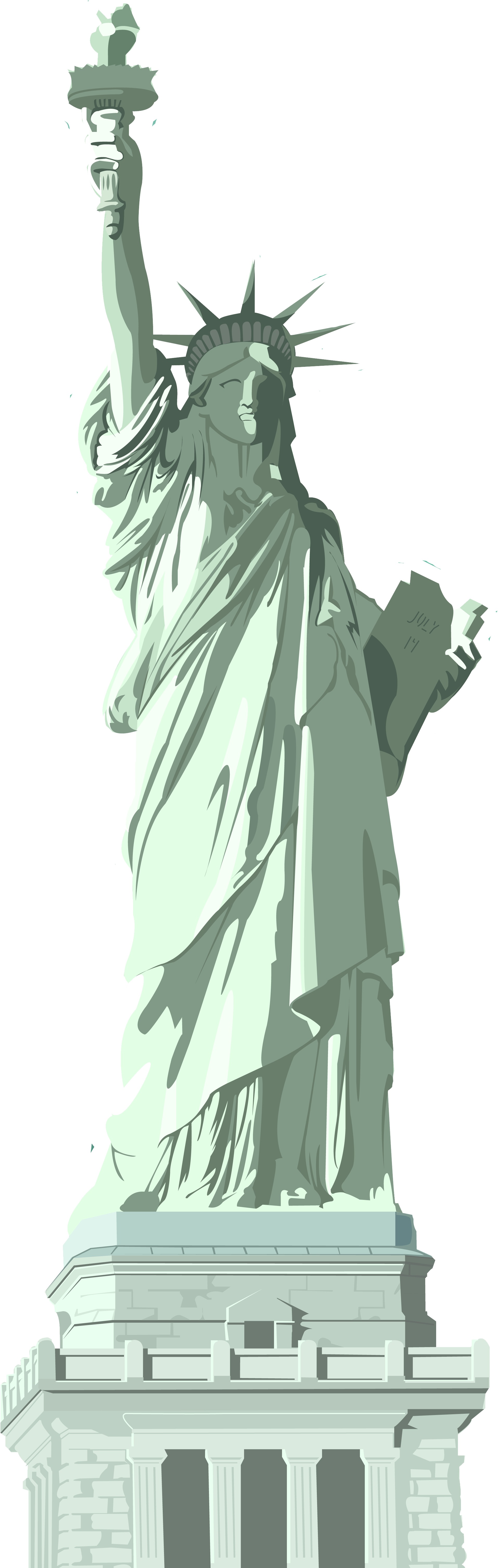 Statueof Liberty Illustration PNG Image