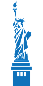 Statueof Liberty Silhouette PNG Image