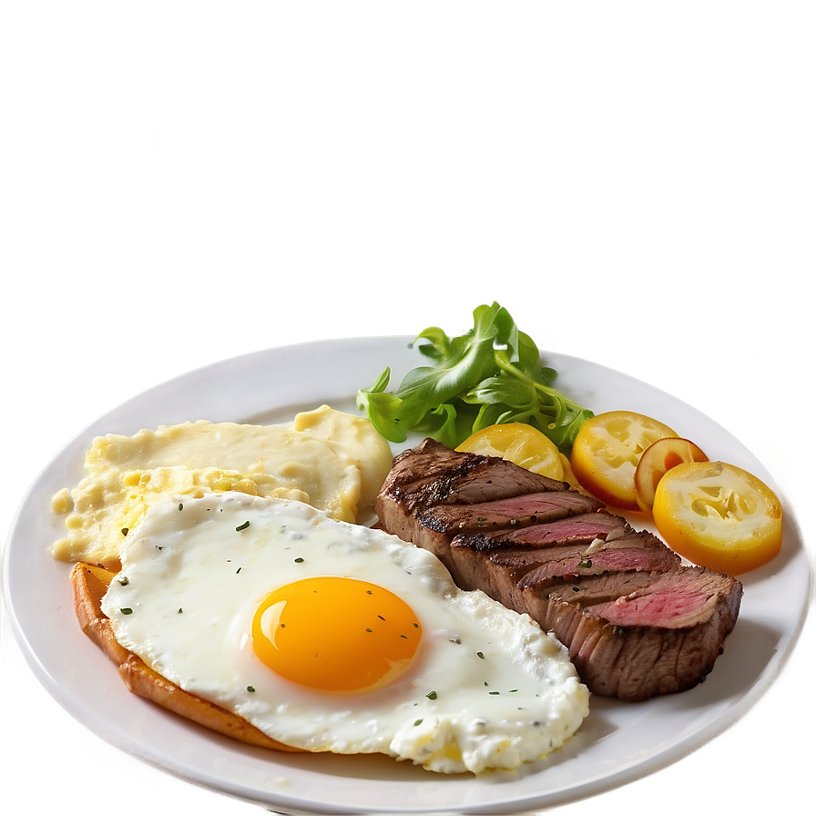 Steak And Eggs Breakfast Png 05252024 PNG Image