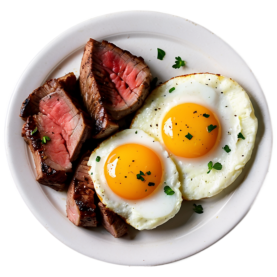 Steak And Eggs Breakfast Png 05252024 PNG Image