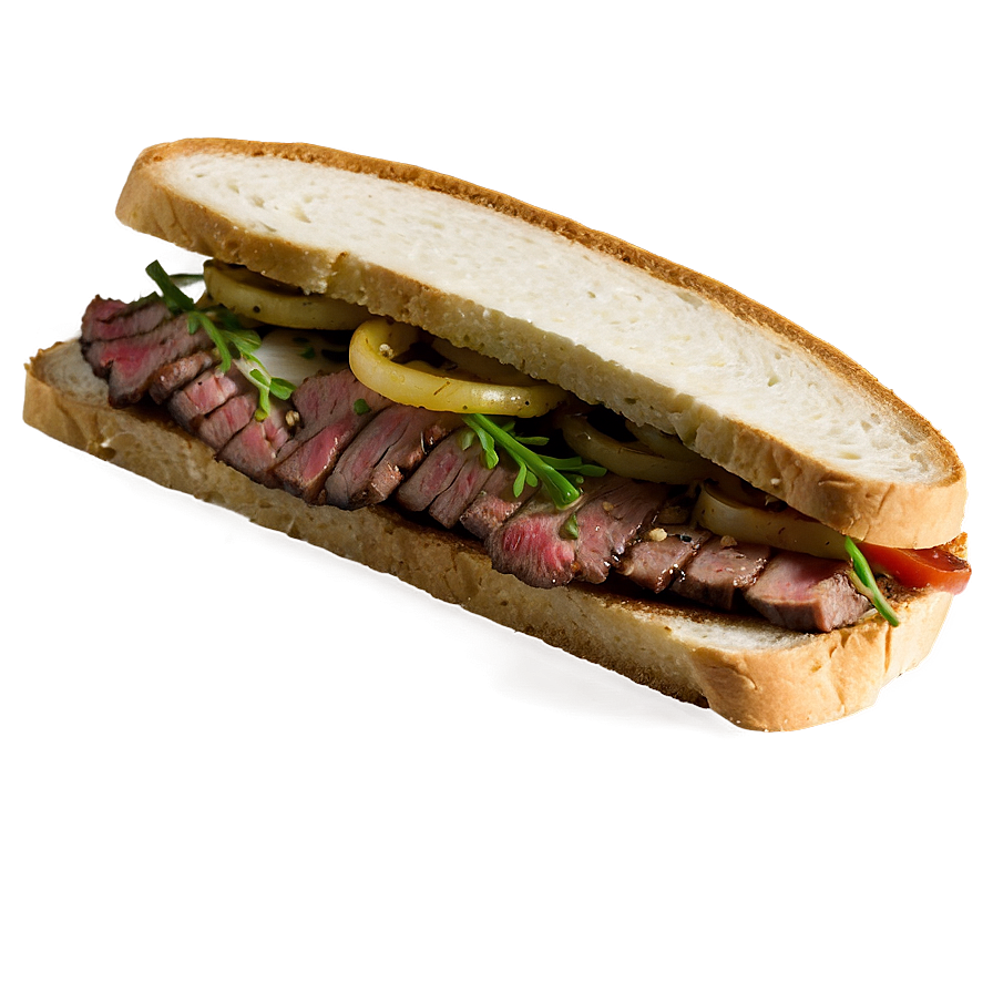 Steak And Onion Sandwich Png 05252024 PNG Image