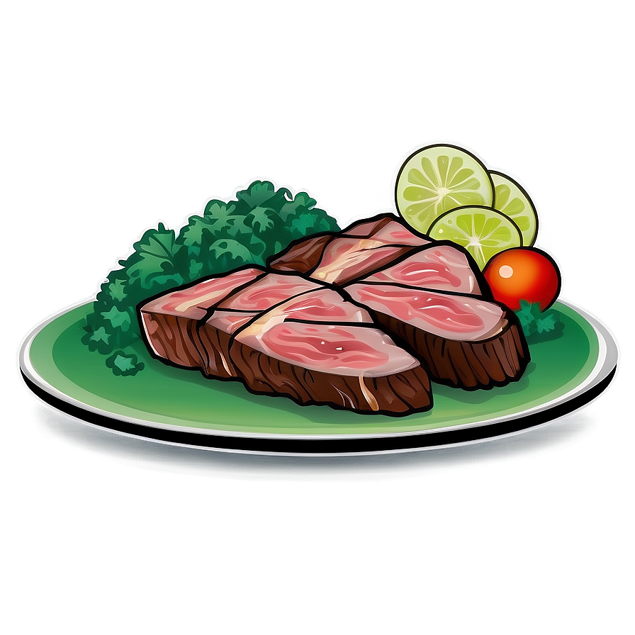 Steak With Chimichurri Png 05252024 PNG Image