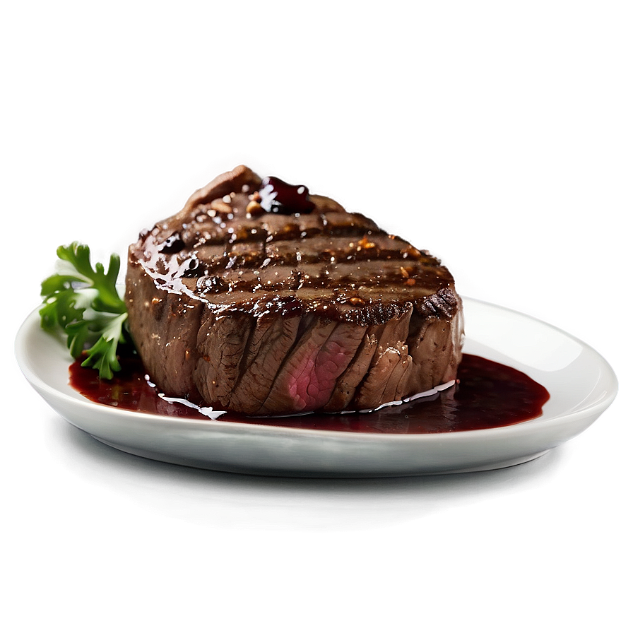 Steak With Red Wine Sauce Png Fqm97 PNG Image